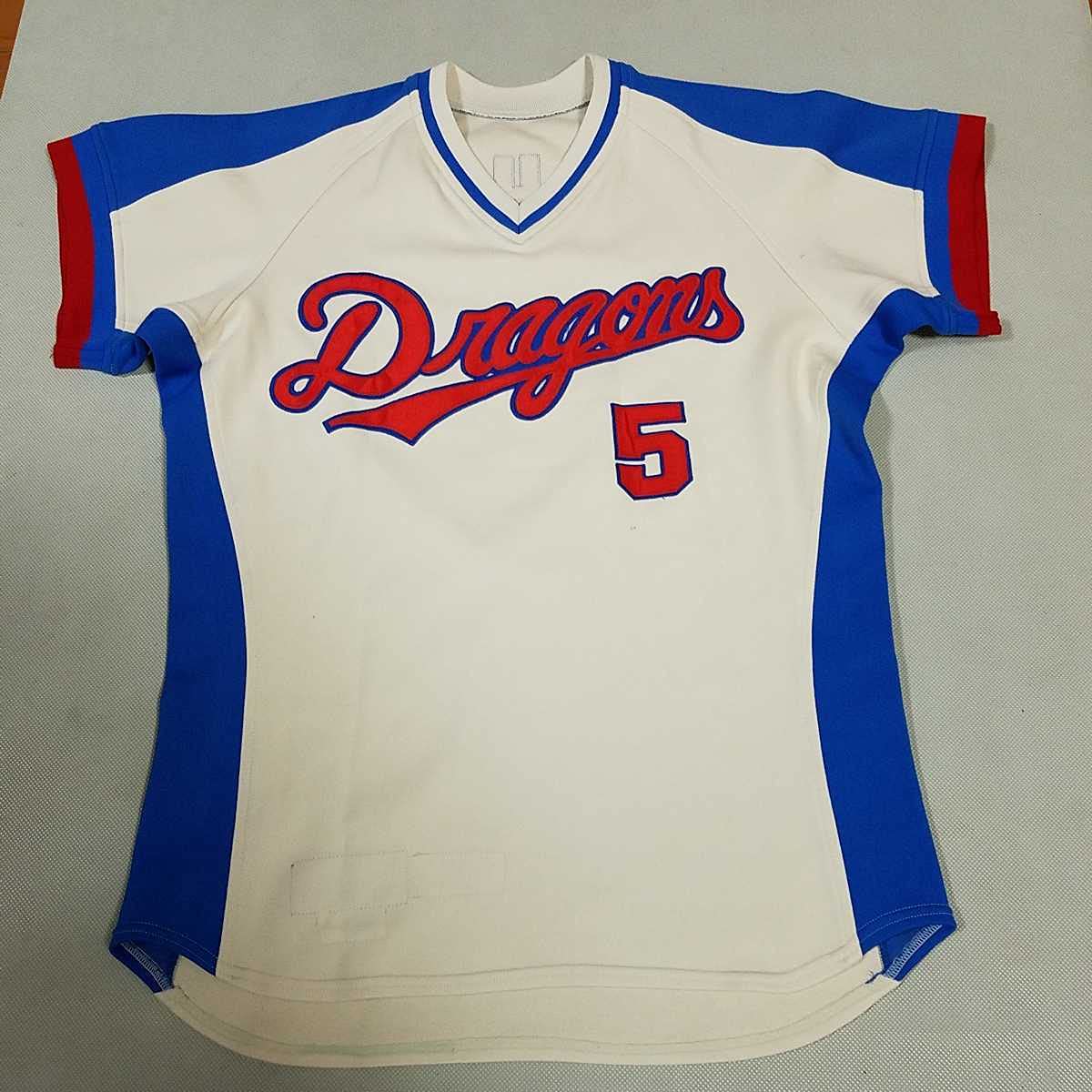 Amazon.co.jp: 中日ドラゴンズ 大島康徳選手実使用品ユニフォーム 上下